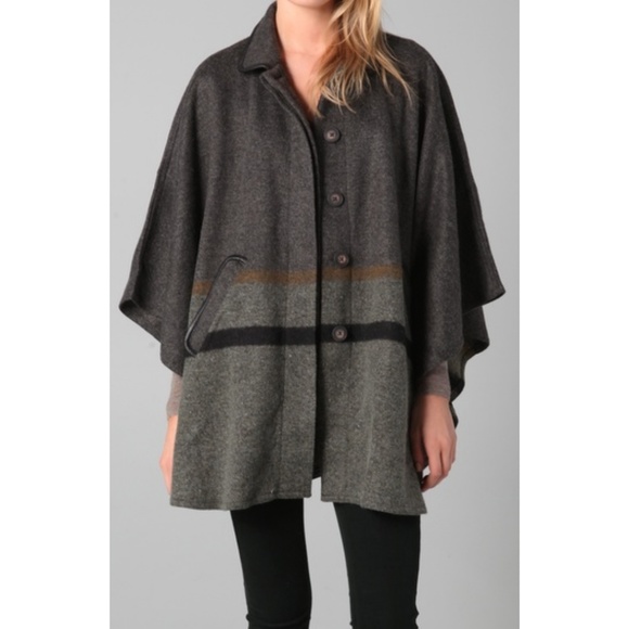 Madewell Hi-Line Trailrider Colorblock Wool Poncho - Picture 5 of 8